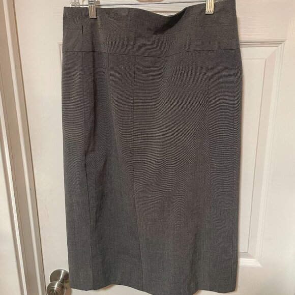 Worthington Grey Pencil Skirt - 14T - Picture 1 of 3